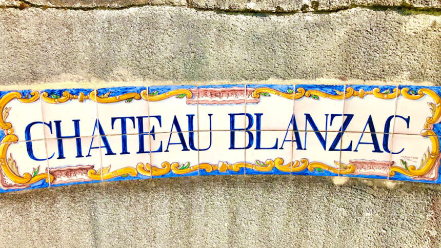 entree chateau Blanzac castillon cotes de bordeaux